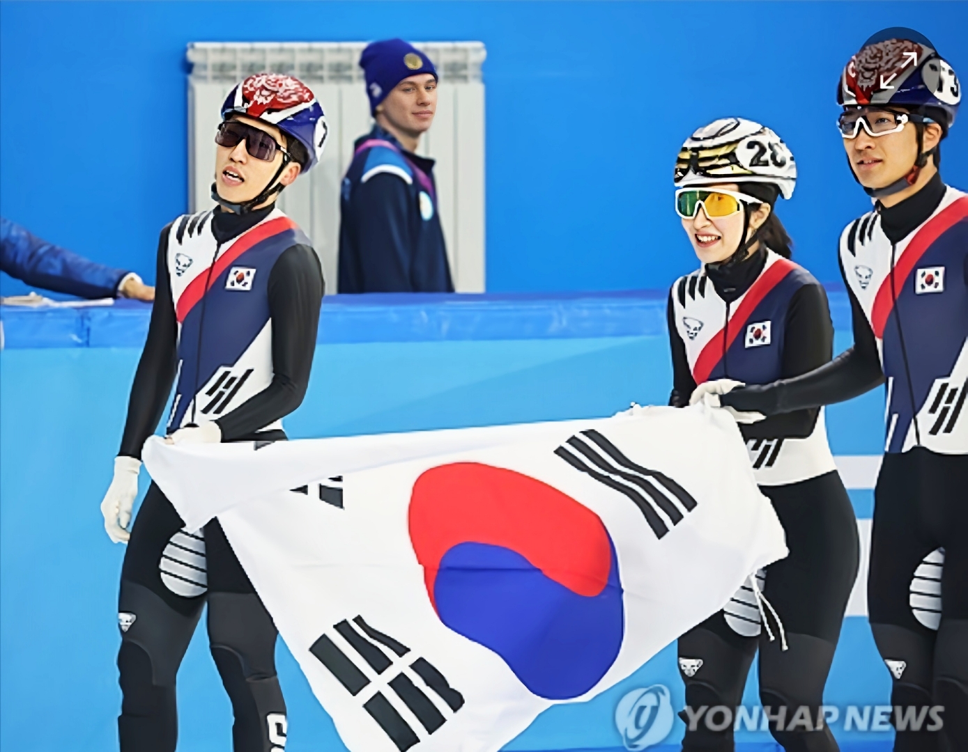 韩国代表团在滑雪比赛中表现出色